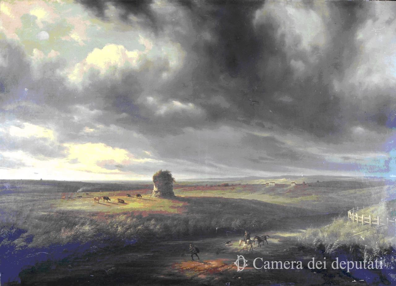 Temporale nella campagna romana - Camera dei deputati, Roma